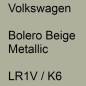 Preview: Volkswagen, Bolero Beige Metallic, LR1V / K6.